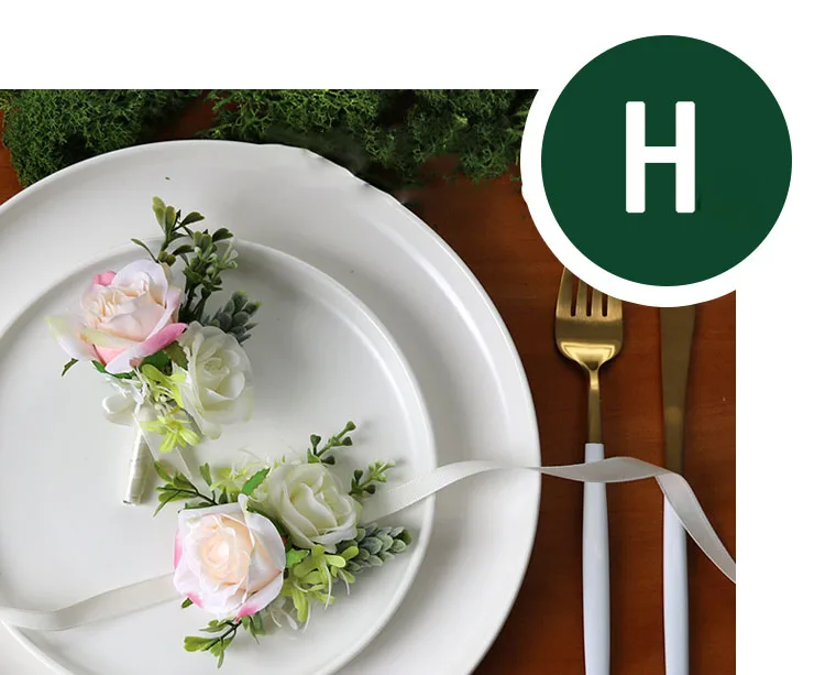 wedding boutonniere wrist corsage marriage  (3)