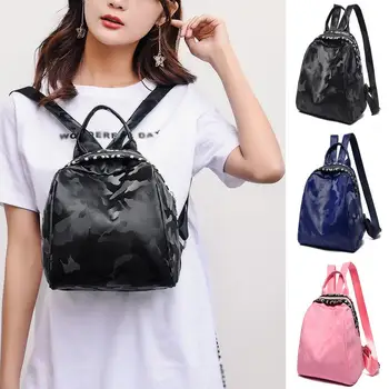 

New backpack fashion ladies bag double zipper backpack student bag travel backpack canvas school bag Dropship T702