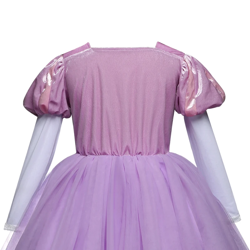 Платье для девочек детский маскарадный костюм жасмин, Эльза, королева Анна платье принцессы для маленьких девочек платье Рапунцель, Авроры Vestidos, Хэллоуин