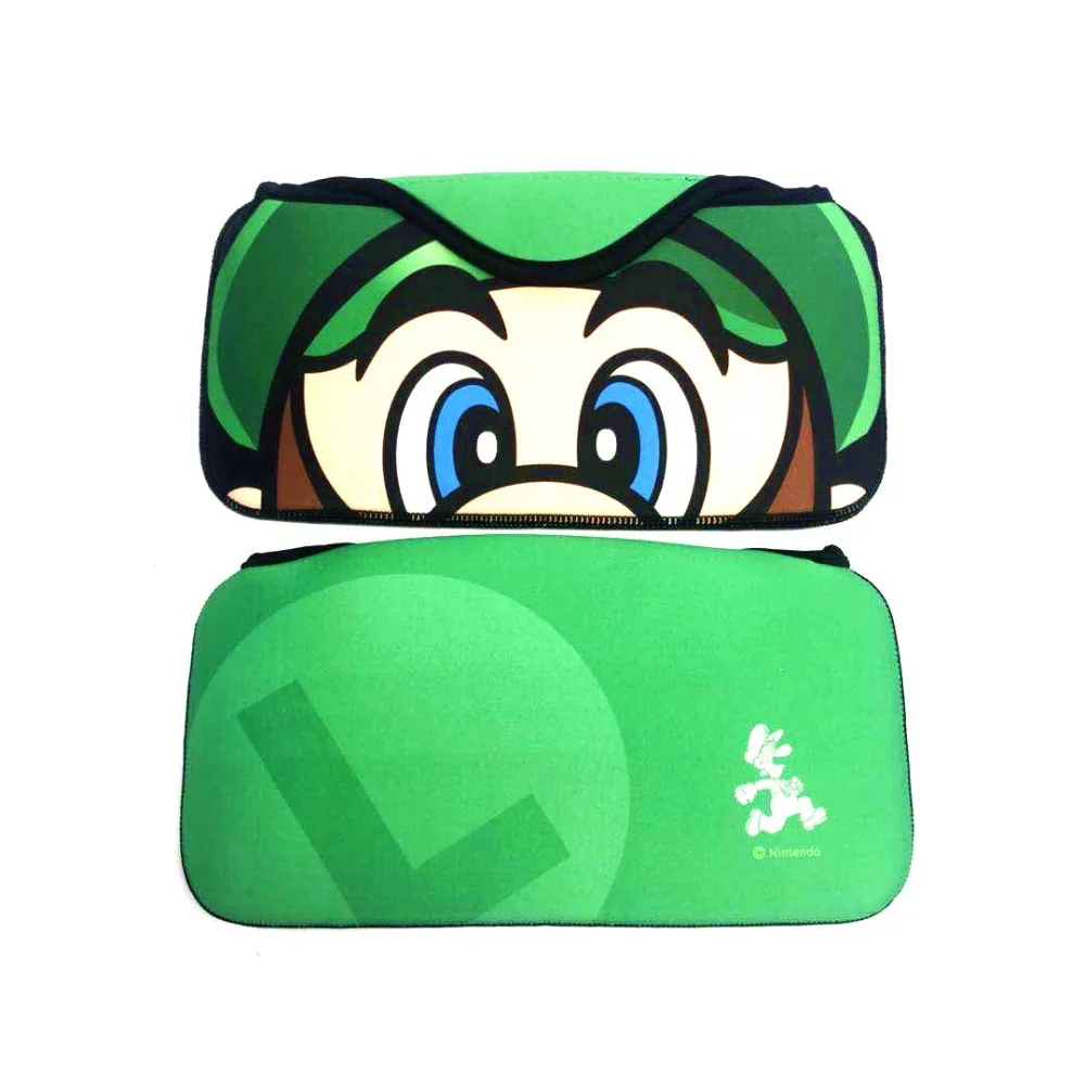 

New stlye Switch soft bag Quick Pouch colltection Soft Cartoon Marios bag for nintendo switch console and accessories