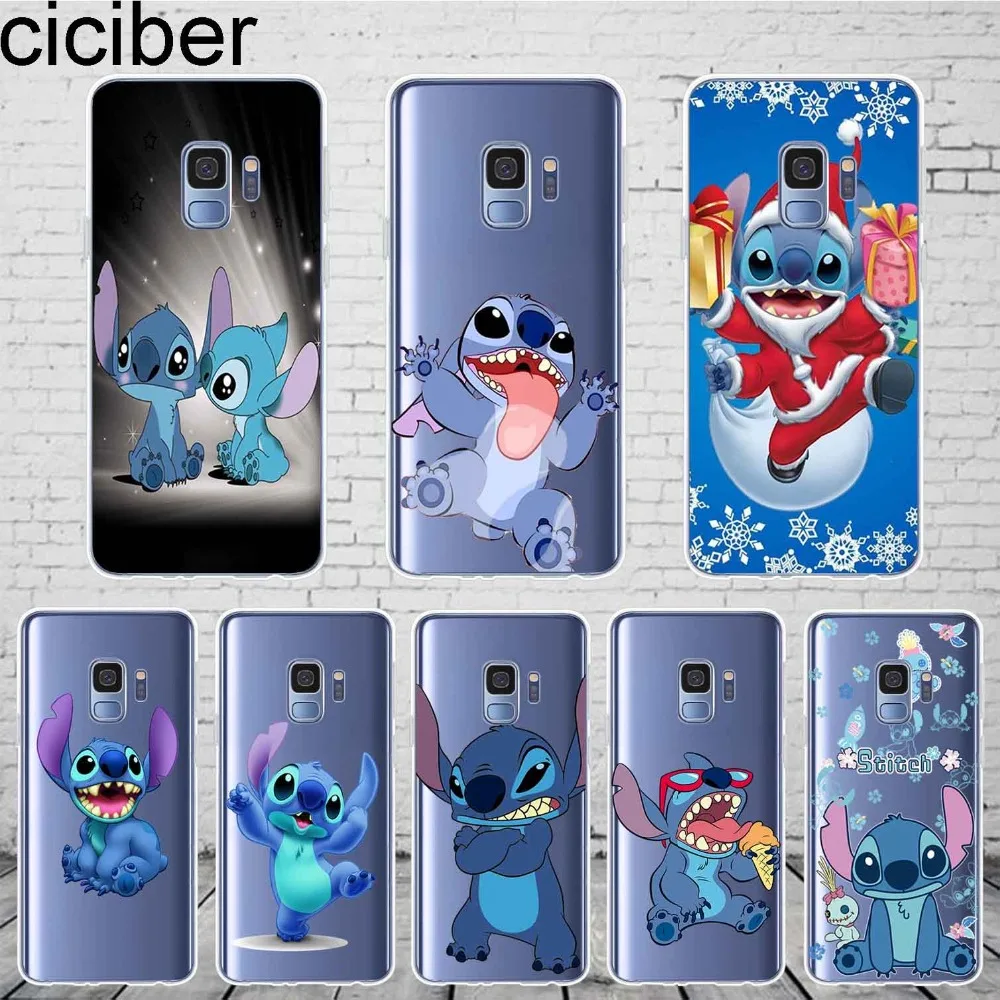 ciciber Cartoon Lovely Stich Stitch Phone Case Cover For Samsung Galaxy S8 S9 Plus S6 S7 Edge A5 A7 2017 J3 J5 J7 Europe Coque