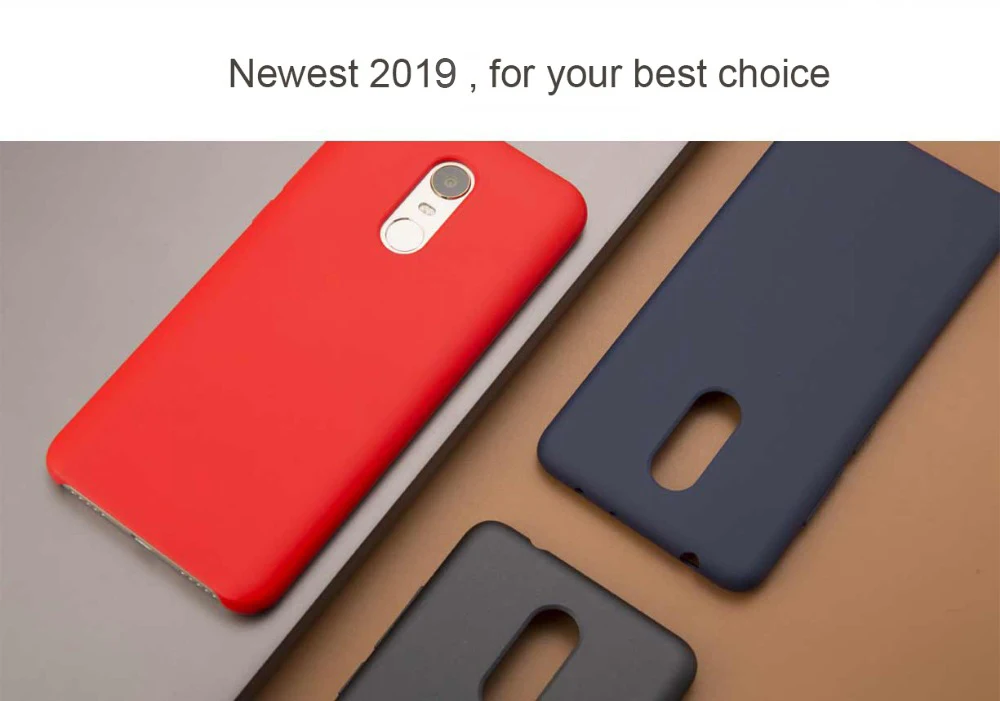 Чехол для Xiaomi Redmi Note 5 100% оригинал Plus Матовый ПК + фибра задняя крышка Pro глобальная