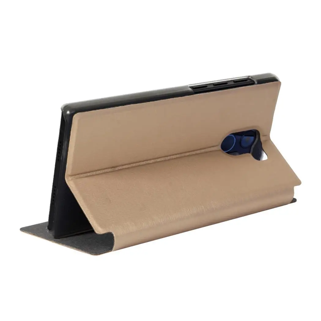 Leather Bracket Cover Scratch Resistance Phone Gold Blue Black For VKworld Mix Case Holder |
