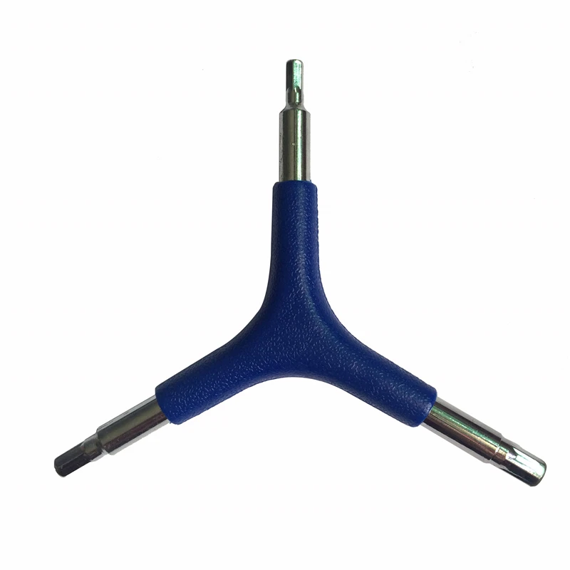 3 Way Blue Color Hex Wrench Spanner Cycling MTB Mountain Bike Repair Tool allen wrench internal