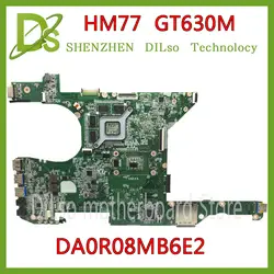 KEFU DR0R08MB6E2 материнская плата для DELL 14R 5420 7420 Материнская плата ноутбука DA0R08MB6E2 HM77 GT630M оригинальный Тесты плата