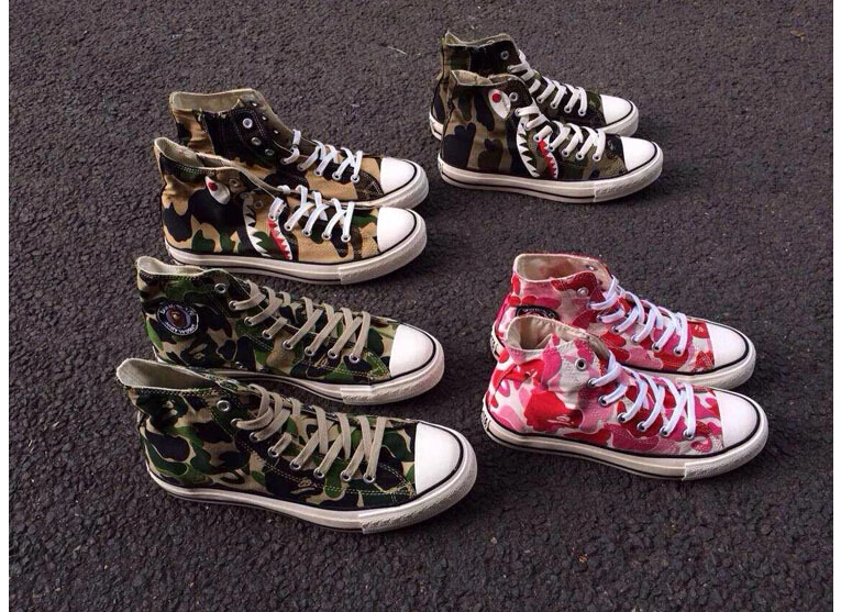 bape canvas shoes
