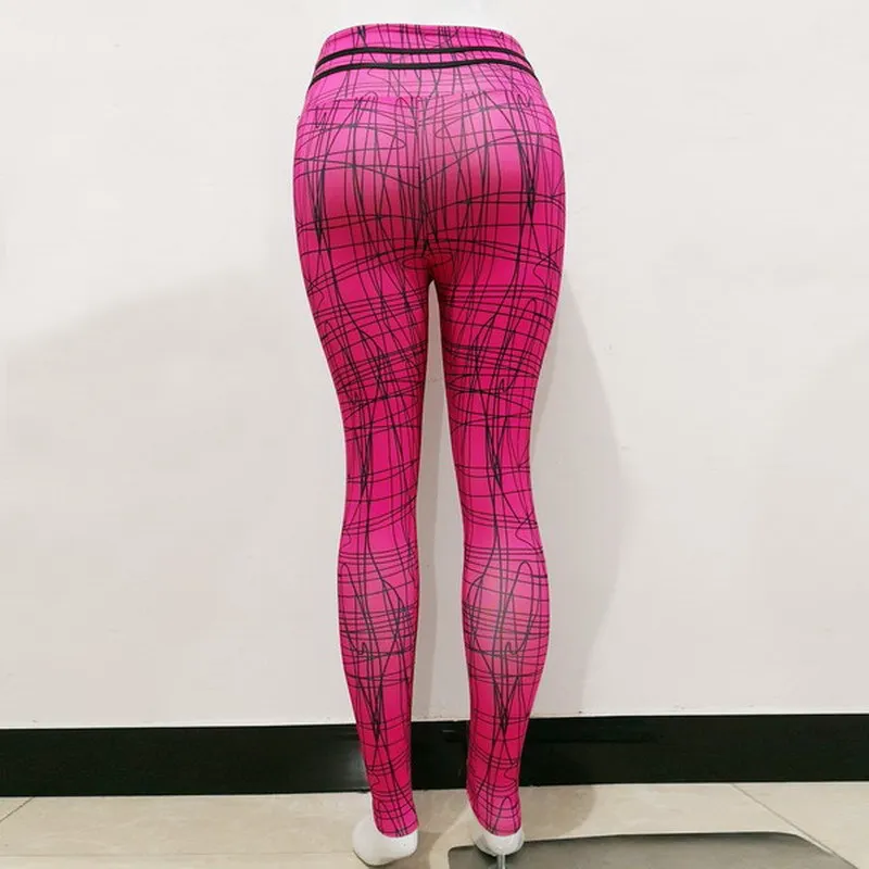 Nessaj 3D цифровой печати Мода женские леггинсы для фитнеса пикантные брюки для девочек животик управление высокая талия леггинсы женщин