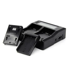 ABKT-Camera Battery Charger Dual Channel Lcd Display Quick Battery Charger For Sony Np-Fp70 Fp90 Np-Fv50 Np-Fv60 Np-Fv70 Np-Fv
