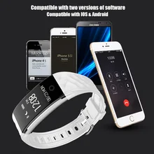 Водонепроницаемый смарт-браслет сердечного ритма Мониторы SmartBand S2 для IOS телефона Android Bluetooth Смарт Браслет PK Xiaomi miband
