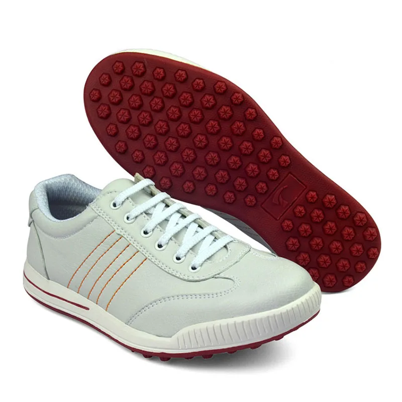

Women's Genuine Leather Golf shoes without spikes ultra soft super breathable waterproof golf shoes