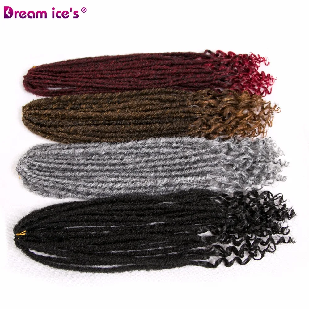 Мечта льда синтетический богиня искусственные локоны в стиле Crochet оплетки для наращивания волос 20 нитей один пакет Kanekalon плетение волос для