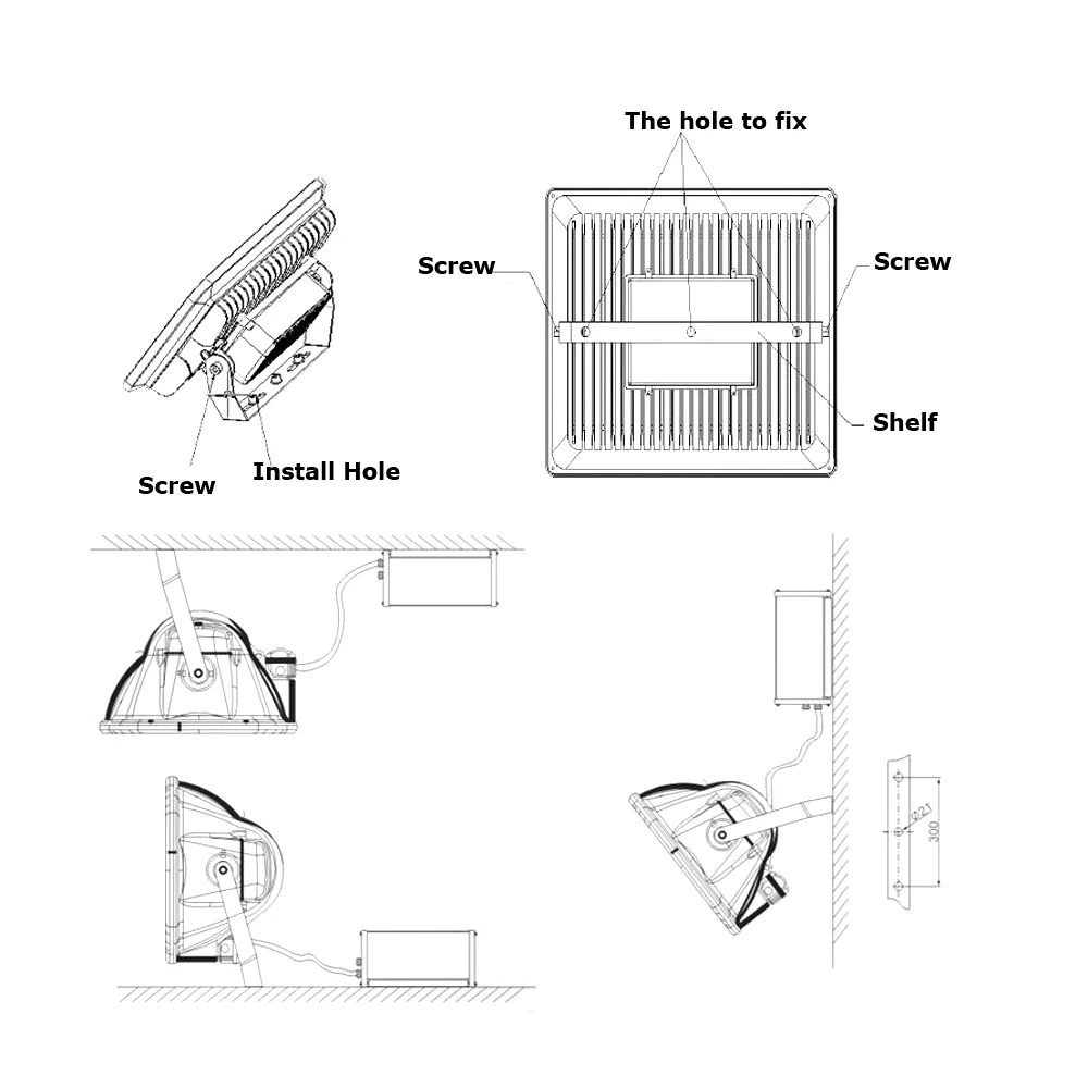 10w led floodlight