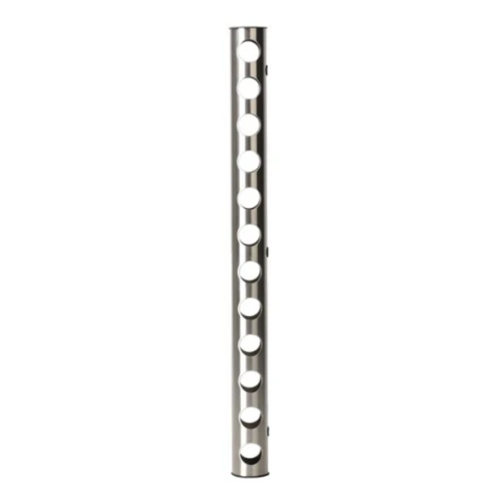 

Stainless Steel Wine Rack Bar Wall Mounted Kitchen Holder 12 Bottles