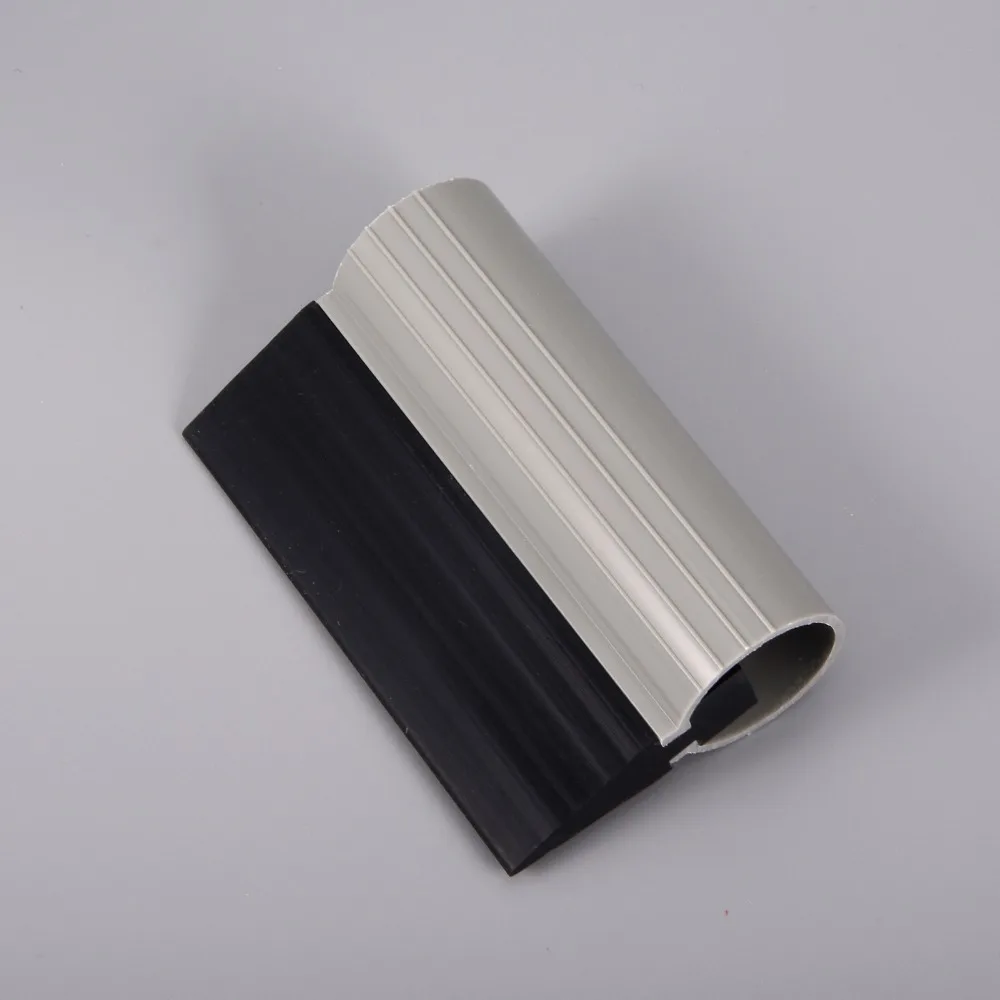FOSHIO Rubber Squeegee with Tube Water Wiper Carbon Fiber Vinyl Car Film Wrap Window Tint Tool Bathroom Household Cleaning Tools