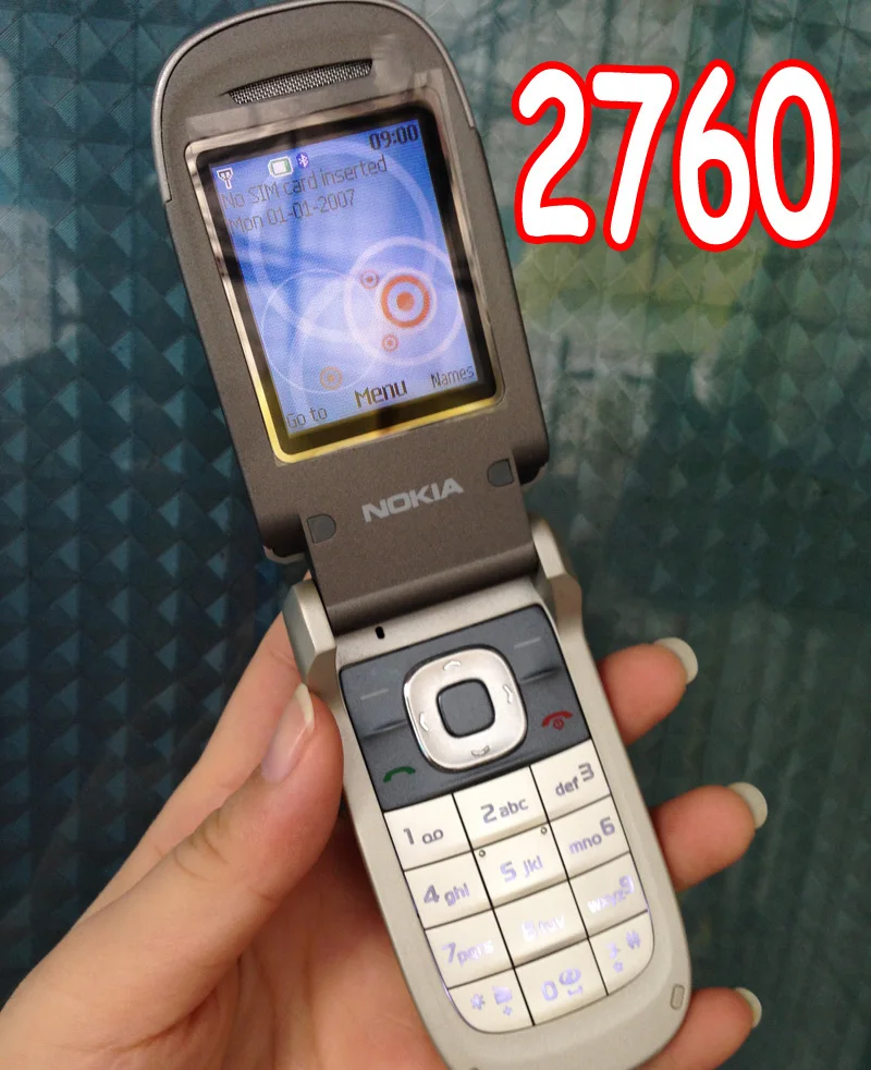 Отремонтированный 2760 Оригинал Nokia мобильный телефон 2G GSM разблокированный