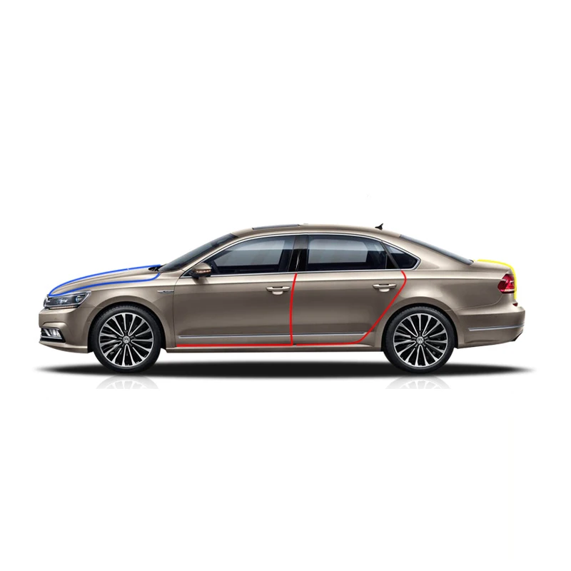 Для volkswagen Passat B8 2016 2019 автомобильная полоса для бампера резиновая литьевая