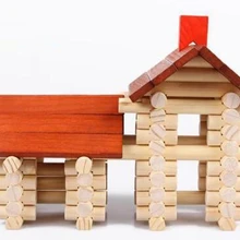 113 шт деревянный дом дизайн строительный блок креативные деревянные игрушки для детей подарок для детей