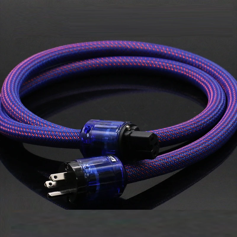 HI End 6N Copper Audio Grade USA Power Cable With P037 US Power Plug