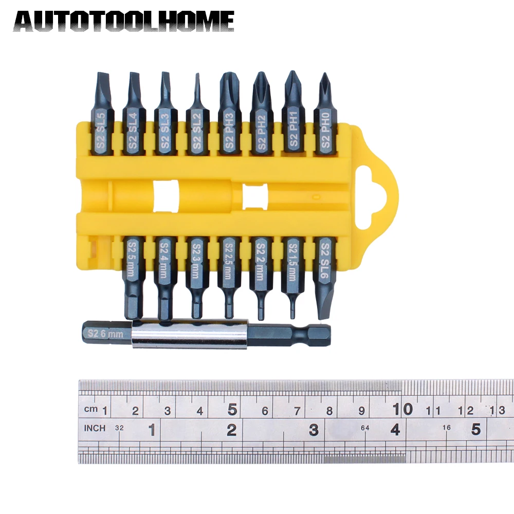 17 шт. многофункциональная трещотка Отвертка Набор бит Магнитный Phillips PH0 PH1 PH2 PH3 щелевые ремонтные отвертки набор инструментов
