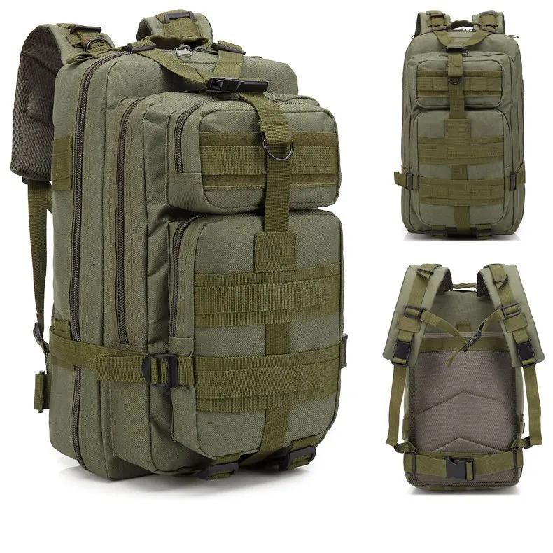 3P военный тактический рюкзак, камуфляжная армейская тактическая Сумка Molle для мужчин, для спорта на открытом воздухе, кемпинга, охоты, походная сумка для альпинизма - Цвет: Navy