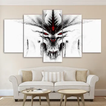 

3 face game HD posters and prints canvas painting for living room free shipping