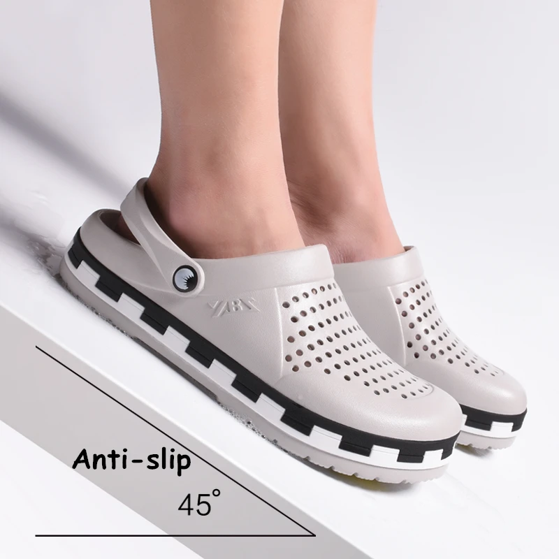 Hole Shoes Male Men Sandals New 2019 crocse Clogs Sandalias Hombre croc Sandles Mens Sandals Summer Slippers sandalet Men Shoes