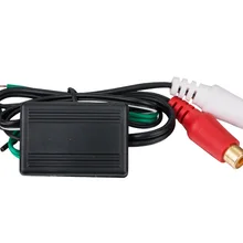 Высокого качества автомобильный кабель для динамика линия RCA выход конвертер AD-108FM