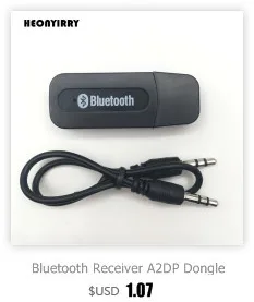 Беспроводной Bluetooth аудио приемник 3,5 мм авто AUX A2DP функция музыкальный приемник адаптер Комплект для динамика наушников автомобильный компьютер