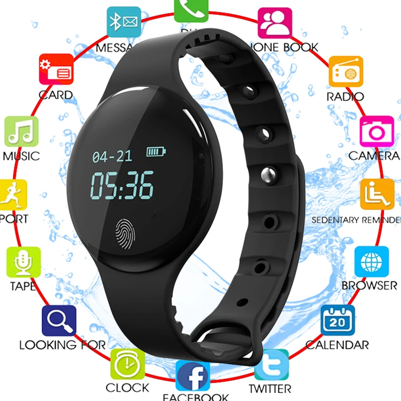 

Color Touch Screen Smartwatch Motion detection Smart Watch Sport Fitness Men Women Wearable Devices For IOS Android
