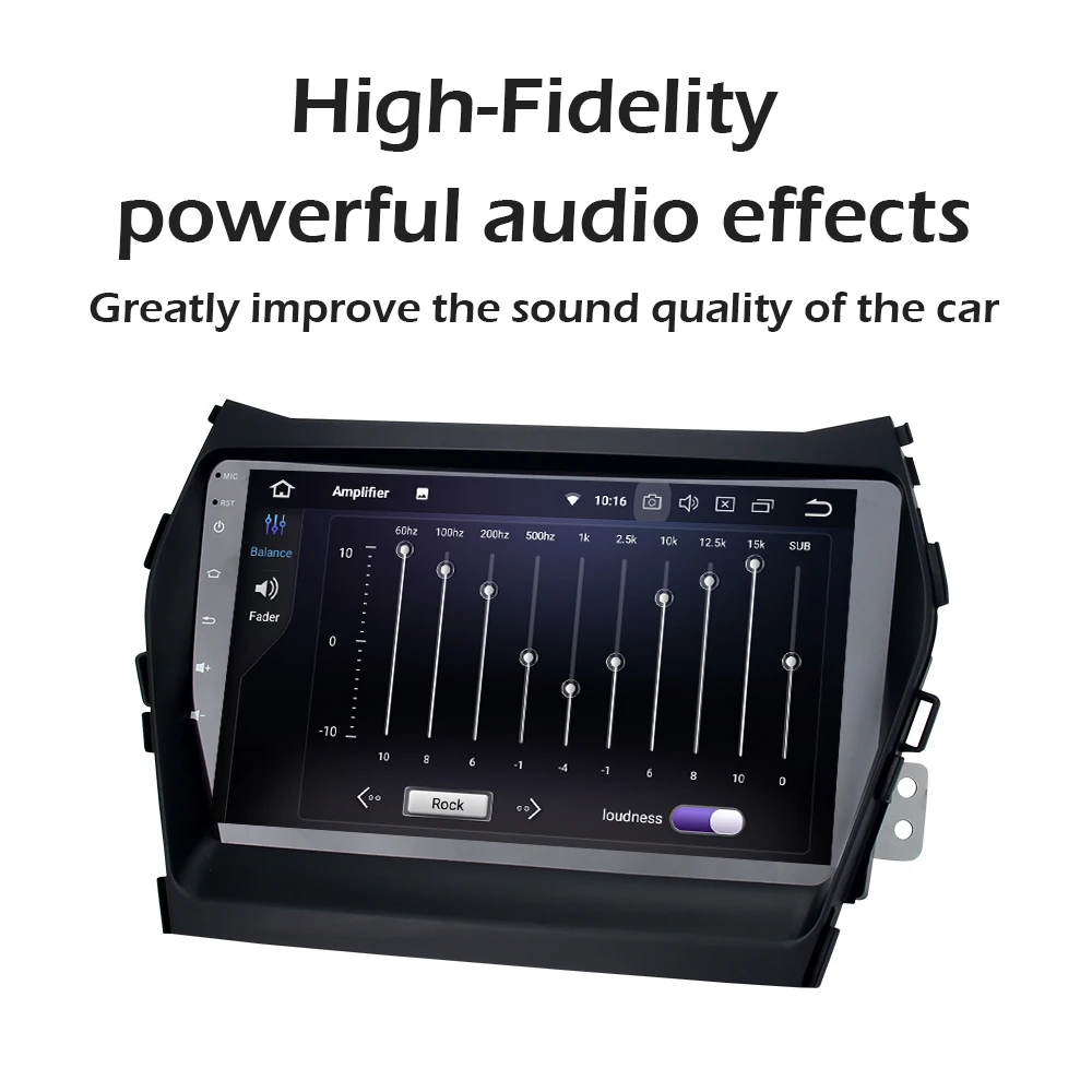 Flash Deal 9" auto stereo multimedia Android 9.0 Car GPS Radio Player for Hyundai Santa fe IX45 2013 2014 2015 2016 with Octa Core 4G RAM 3