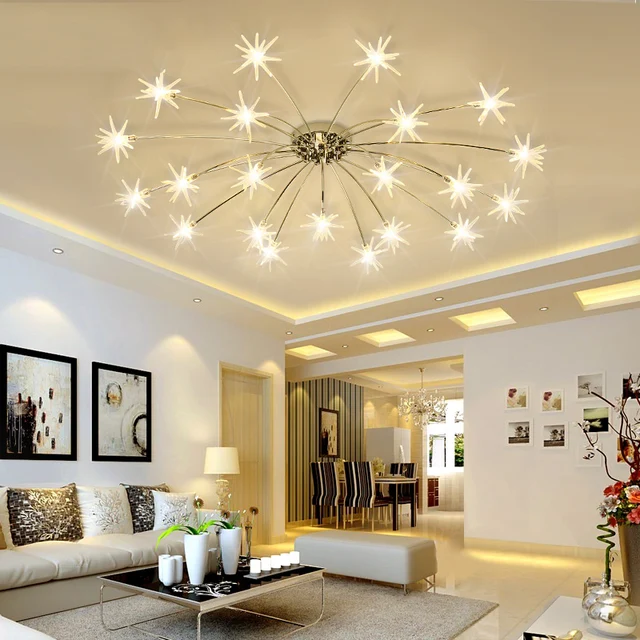 Moderno led lampadario per soggiorno sala da pranzo camera da letto ... Moderno led lampadario per soggiorno sala da pranzo camera da letto ...