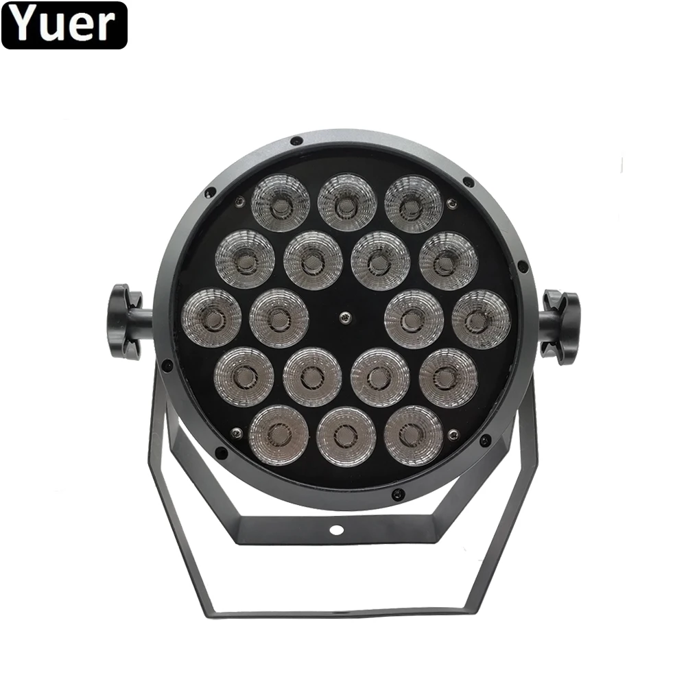 

2019 New Music Light Stage Lighting 18x12W RGBW 4IN1 LED Par Light DMX512 Professional Control Stage DJ Equipment Disco Lights