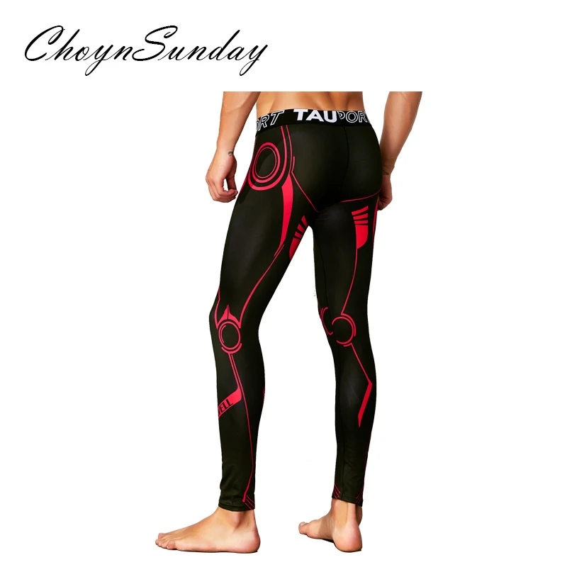 ChoynSunday новые мужские спортивные колготки модные технологии окрашенные йога брюки сексуальные Фитнес Брюки