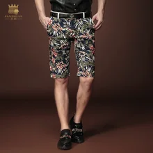 Модные Повседневные Для мужчин печати Для мужчин пять Шорты для женщин Для мужчин S Мода Stamp тонкий 15917 распродажа