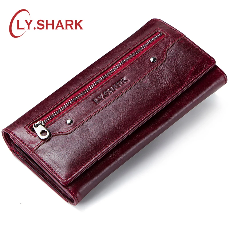 LY. SHARK сумки для денег женщин 2018 кошелек из натуральной кожи женский монет Дамский
