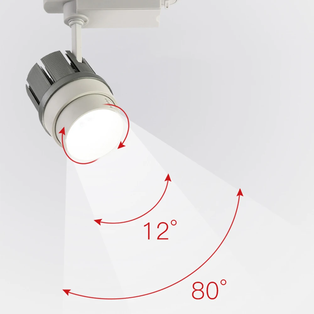 СВЕТОДИОДНЫЙ огни с подсветкой алюминиевая лампа высокой мощности 30 Вт 165-265 в высокий CRI трек потолочная линия Тип магазин галерея эффект
