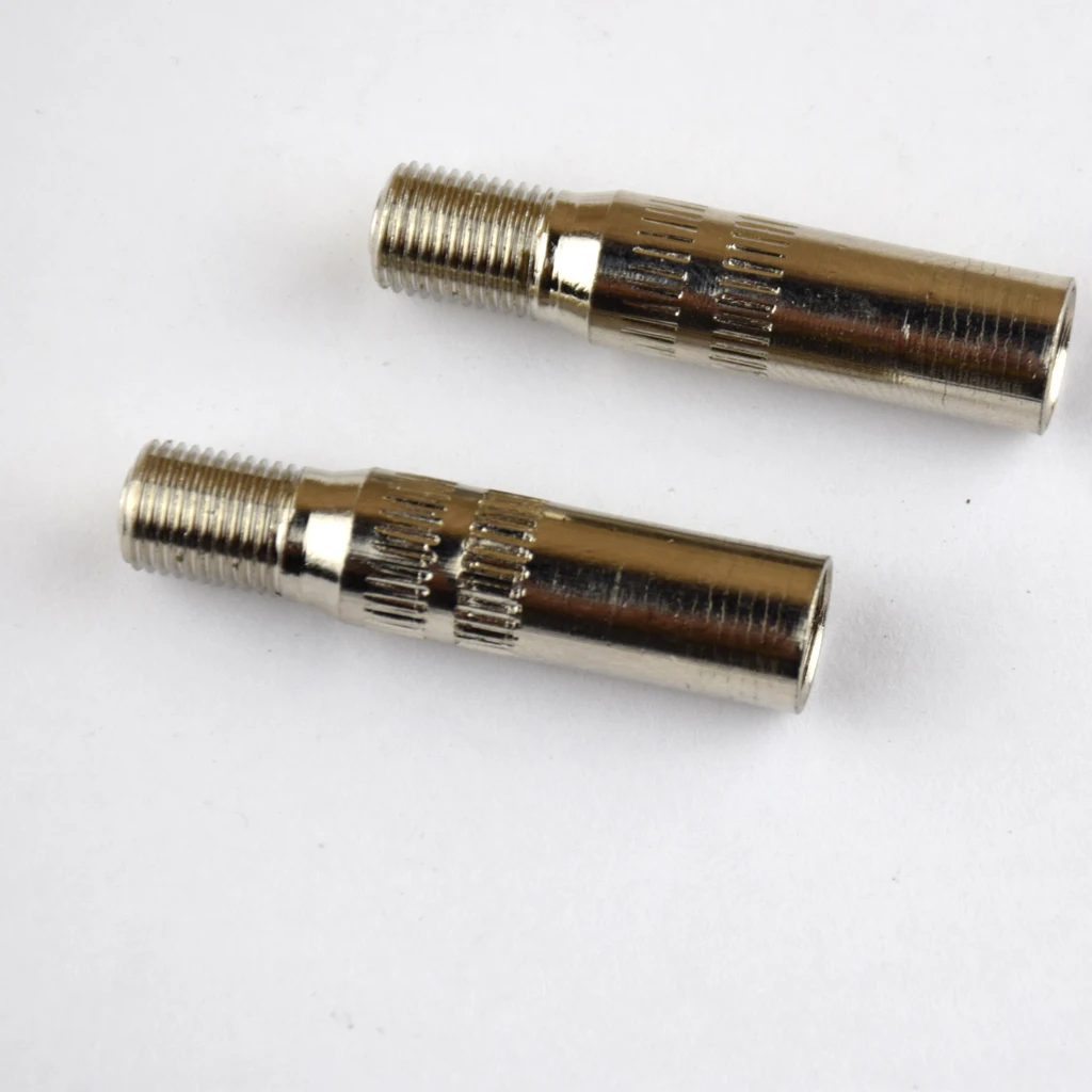 2 Pieces Car Vehicle Bike Motorcycle Copper Tire Tyre Valve Extension Cap 39mm
