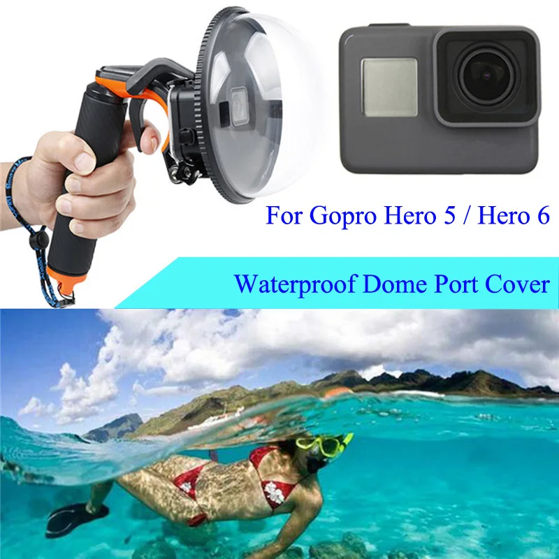 

Waterproof Dome Port Cover for GoPro Hero 5 hero6 Camera Lens Dome Waterproof Case for Go Pro Hero5 Hero6 Accessories