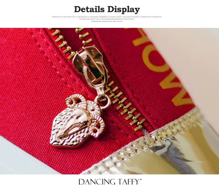 New Metal Sheep Zip Kids Shoes 2016 High Solid Canvas Children Shoes Spring Autumn Rubber Cotton Fabric Baby Boy Girl Sneaker 440 (15)