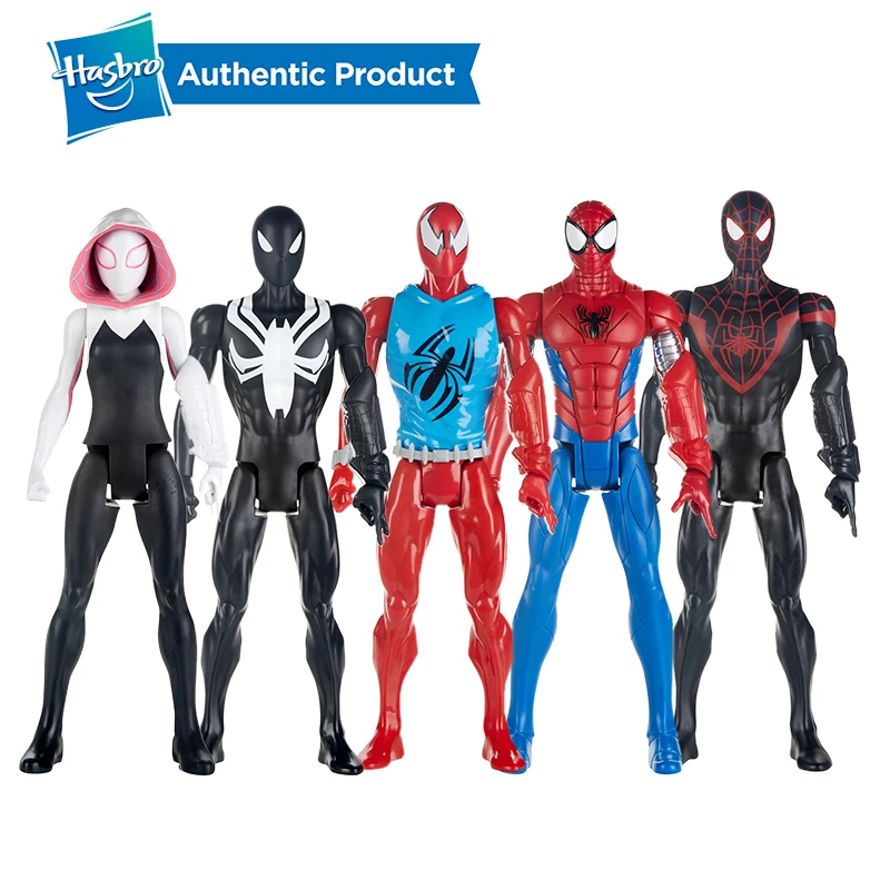 

Hasbro Spider-man Series Of Gwen Miles Morales Marvels Scarlet Spider Armored Black Suit For Girls And Boys