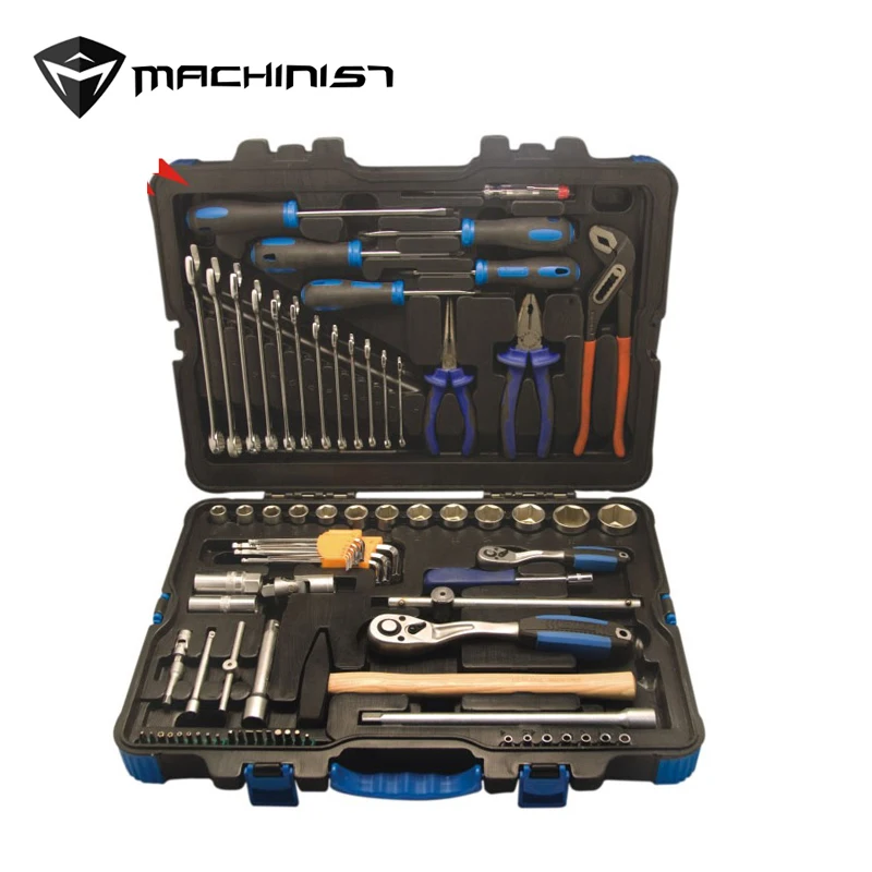 84pcs Car Repair Tool Box Wrench screwdriver sleeves Conversion