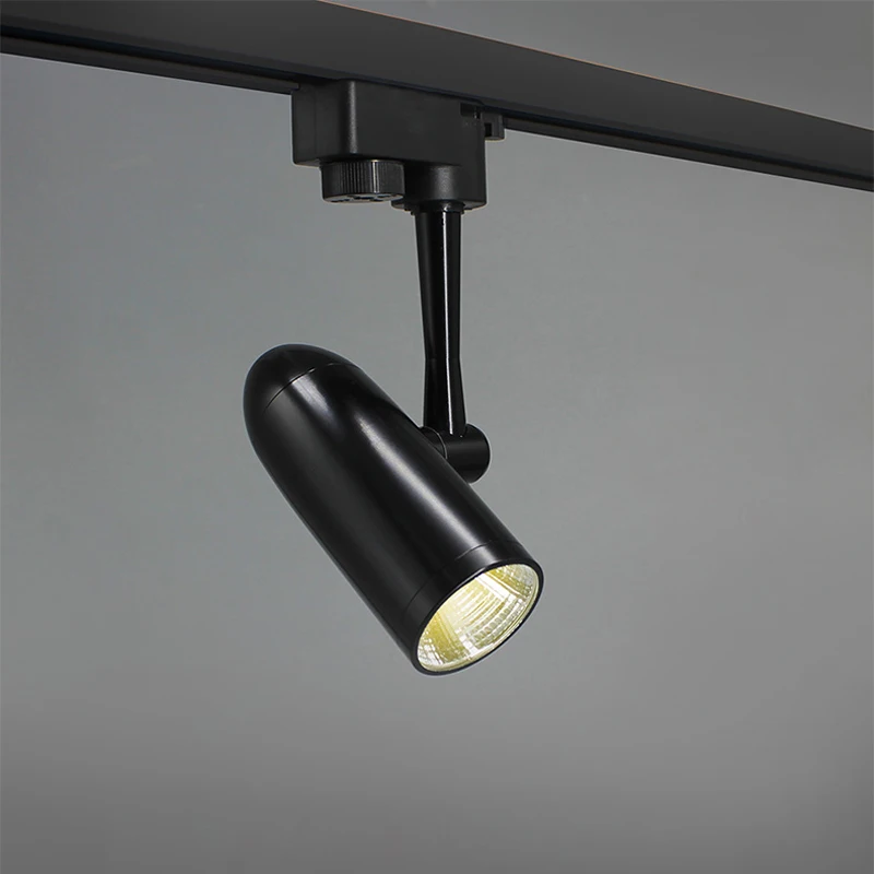 

Free Shipping 220V LED Track Light COB 3W 7W 9W 12W Commercial LED Track Lighting for Living Room Clothing Store Exhibition Hall