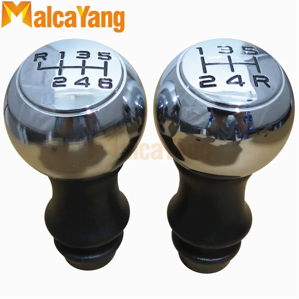 

For PEUGEOT 306 307 308 2008 301 3008 406 508 605 807 106 1007 206 107 6 Speed MT Gear Shift Knob Gear Shifter Lever Stick Ball