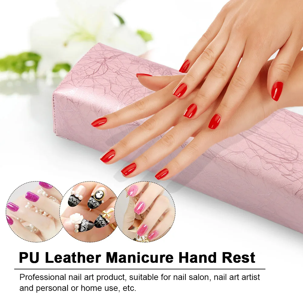 

PU Leather Hand Rest for Nails Cushion Nail Pillow Hand Holder Arm Rest ManicureHand Rests Cushion Nail Art Accessories Tool