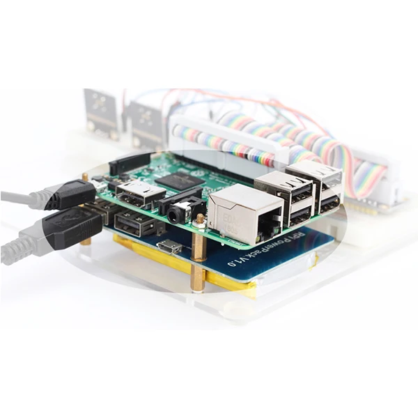 Литиевый аккумулятор Плата расширения питания с переключателем для Raspberry Pi 3,2 Модель B, 1 Модель B+ Banana Pi