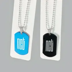[MYKPOP] NCT мечта альбом логотип щит цепочки и ожерелья KPOP модные аксессуары SA18062802