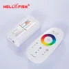 2.4G RGB RGBW LED strip controller touch remote control RF wireless 12V 24V LED driver Hello Fish ► Photo 3/5