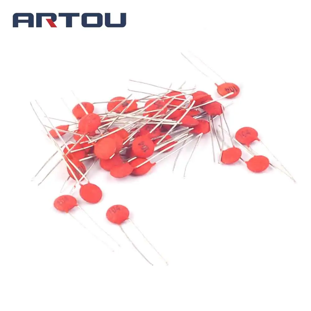 

1000PCS 50V 100nF 0.1uF 104 Ceramic Disc Capacitors