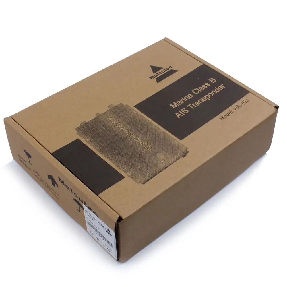 Marine ais transceiver Matsutec HA-102 5 watts CLASS B+ AIS transponder dual channel support NMEA0183 5Pin