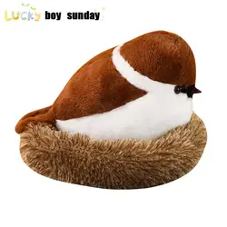 Lucky Boy Sunday Sparrow мягкая плюшевая игрушка Реалистичная чучела Птица Животные плюшевые мягкие игрушки для детей